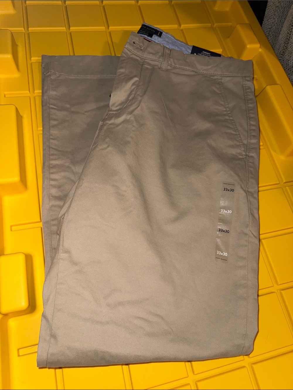 Tommy Hilfiger Tan Khaki Chino Pants